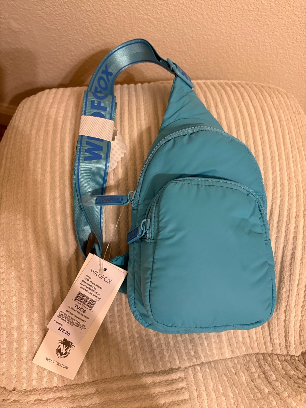 Wildfox Teal Sling Crossbody Bag